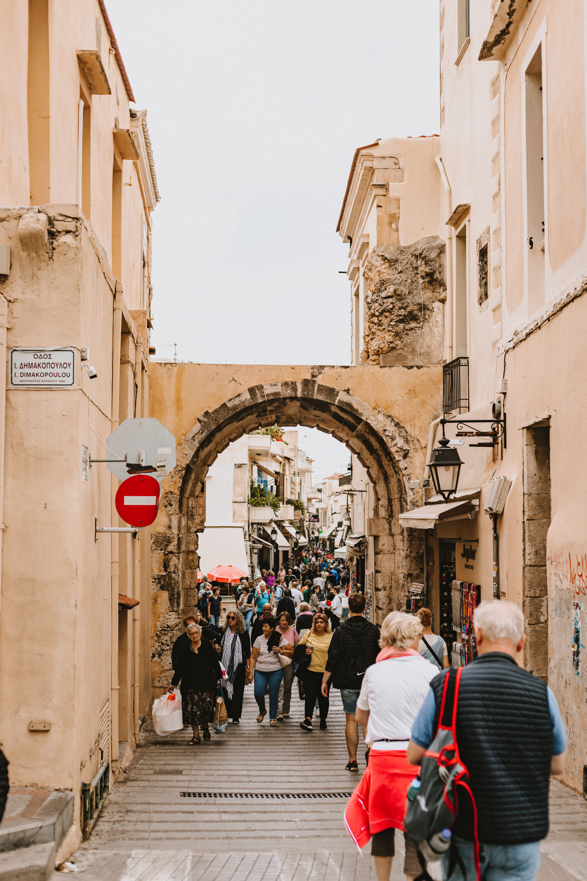 Torbogen in Rethymno auf Kreta