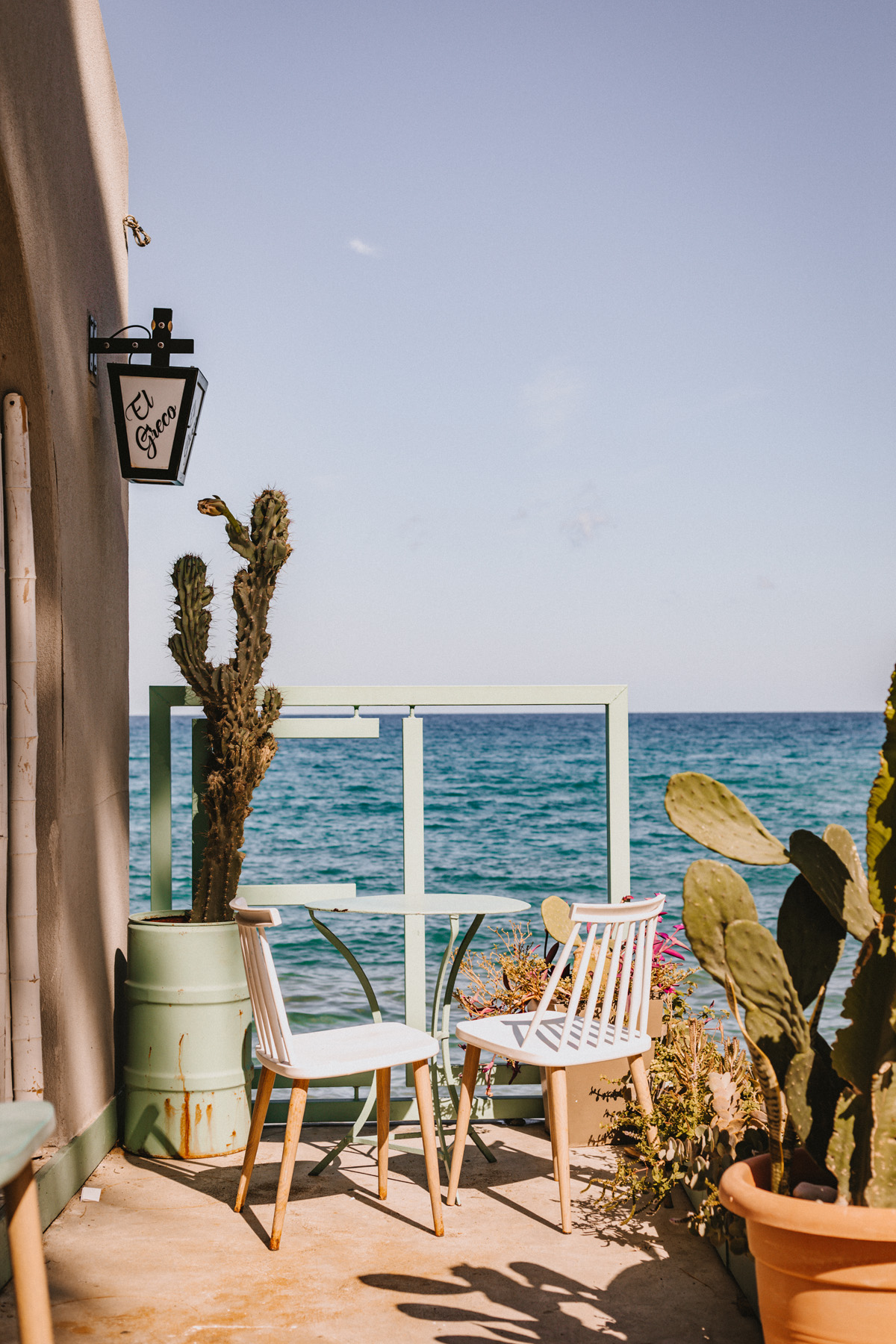 Chersonissos auf Kreta: Restaurant an der Strandpromenade 