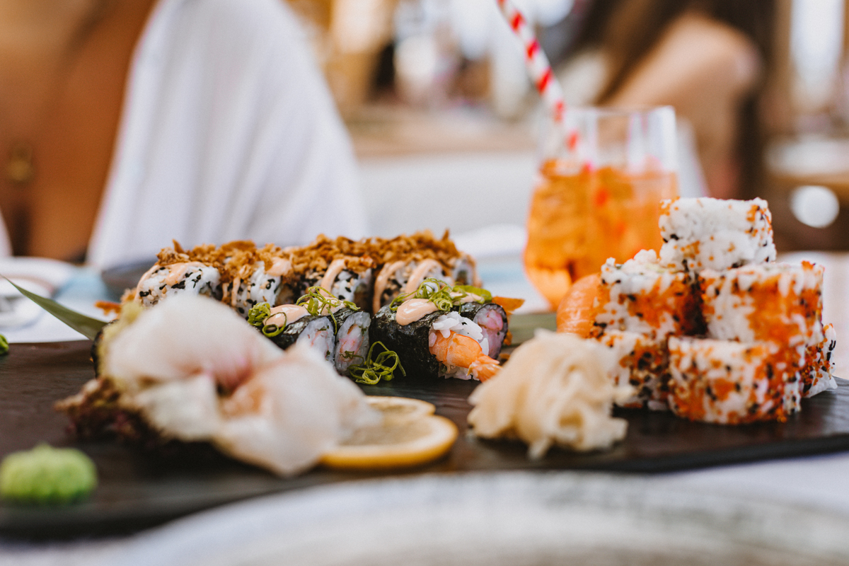 Voulisma Beach Macrame Restaurant Sushi