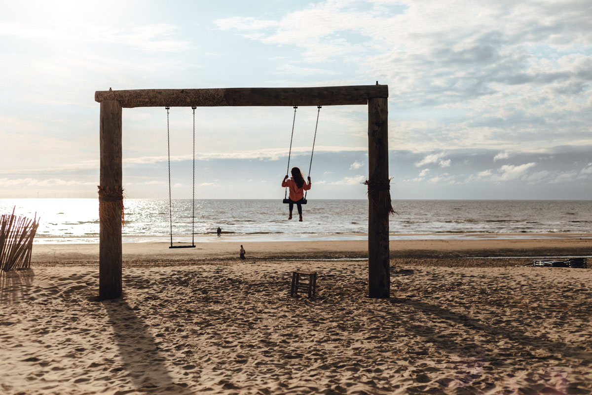 Schaukel am Strand von Zandvoort