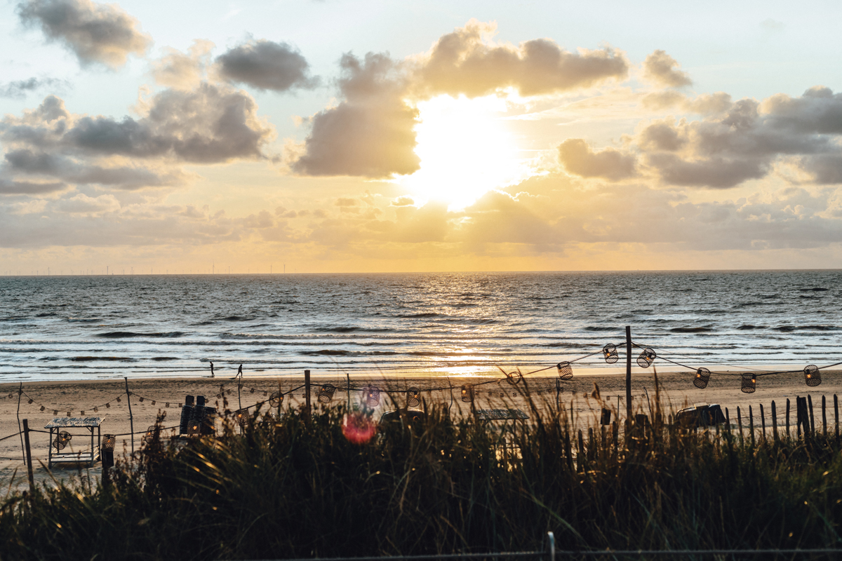 Kurzurlaub in Zandvoort: Sonnenuntergang